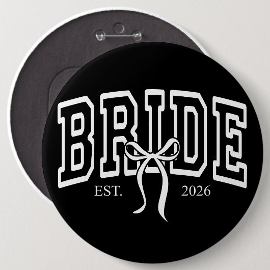 Braut Est 2026 Button (Vorne & Hinten)
