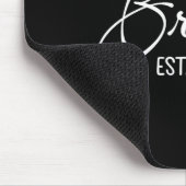 Braut est 2026 passende Braut Bräutigam fertig mac Mousepad (Ecke)