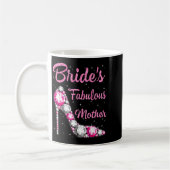 Braut fantastische Mutter glückliche Hochzeit heir Kaffeetasse (Links)
