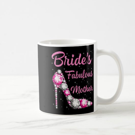 Braut fantastische Mutter glückliche Hochzeit heir Kaffeetasse (Rechts)