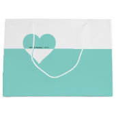 Braut & Firma für immer Ihr & Me Duschkabine Party Große Geschenktüte (Vorderseite)