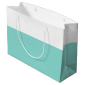 Braut & Firma für immer Ihr & Me Duschkabine Party Große Geschenktüte (Rückseite Schrägansicht)