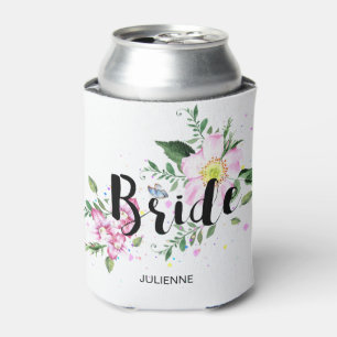 Braut Florale Wasserfarben Hochzeit Dosenkühler