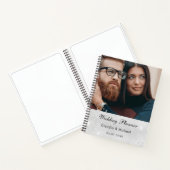 Braut-Foto für Hochzeitsstipendiaten Notizblock (Innenseite)