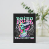 Braut Frankenstein Bootleg Style Postkarte (Stehend Vorderseite)