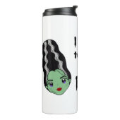 Braut Frankenstein Broody Thermal Tumbler Thermosbecher (Nach links gedreht)