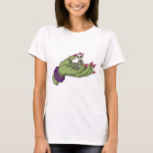 Braut Frankenstein Hand mit Skeleton Bow T-Shirt (Vorderseite)