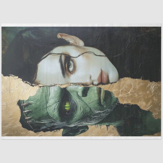 Braut Frankensteins Dekoupage Tissue Paper Seidenpapier (Vorderseite)