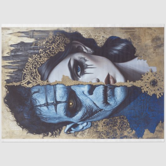 Braut Frankensteins Dekoupage Tissue Paper Seidenpapier (Vorderseite)