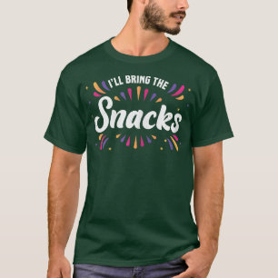 Braut Frauen Ich bringe die Snacks Junggesellinnen T-Shirt