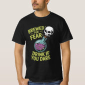 Braut für Angstbeutel Flasche T - Shirt (Vorderseite)