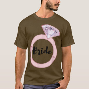 Braut für Junggesellinnenabschied passende Braut-T T-Shirt