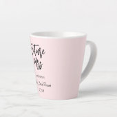 Braut Future Mrs Blush Pink Milchtasse (Rechte Ecke)