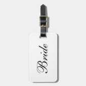 "Braut-" Gepäckanhänger (Vorderseite vertikal)