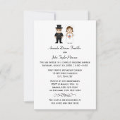 Braut & Groom - 3x5 Dusche Einladung (Vorderseite)