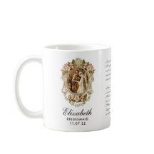 Braut Groom Gold Floral Gebet Bridesmaid