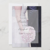 Braut & Groom Hochzeit Einladung (Vorderseite)