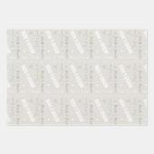 Braut & Groom Hochzeit Geschenkpapier Set (Vorderseite 3)