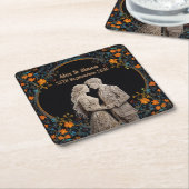 Braut & Groom Royal Classic Rechteckiger Pappuntersetzer (angewinkelt)