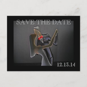 Braut Groom Save the Date Postkarte
