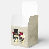 Braut & Groom Skull Wedding Party Gefallen Geschenkschachtel (Geöffnet)