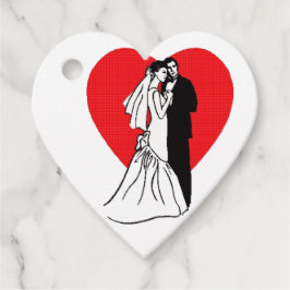 Braut & Groom Tanzen Geschenkanhänger