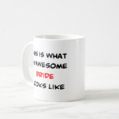 Braut, großartig kaffeetasse (Vorderseite Links)