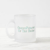 Braut-Großvater-Tasse Mattglastasse (Links)