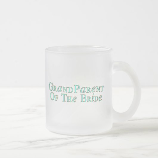 Braut-Großvater-Tasse Mattglastasse (Rechts)