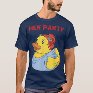 Braut Gummiente Party Frauen Mädchen Junggesellinn T-Shirt