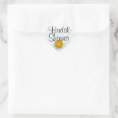 Braut- Herz-Aufkleber (Tasche)