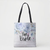 Braut Hochzeit Boho Blume Federn Rustikales Holz Tasche (Vorderseite)