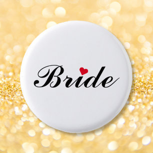 Braut Hochzeit Brautjungfer Junggesellinnenabschie Button