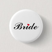 Braut Hochzeit Junggesellinnenabschied Rund Pin Bu Button (Vorderseite)