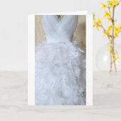 Braut/Hochzeit Karte (Gelbe Blume)