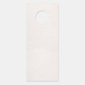 Braut Hochzeit nicht Flüchtige Blick Blush Pink Do Türanhänger (Rückseite)