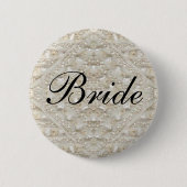 Braut Hochzeitlace antike Button (Vorderseite)