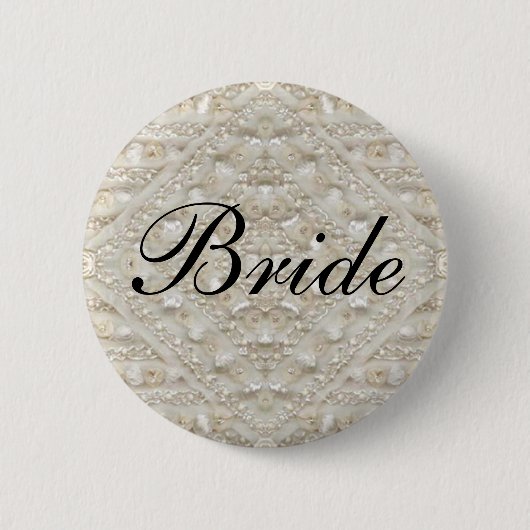 Braut Hochzeitlace antike Button (Vorderseite)
