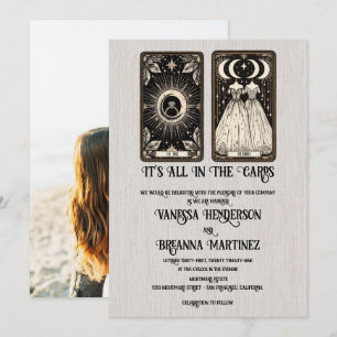 Braut Hochzeits Tarot Einladung