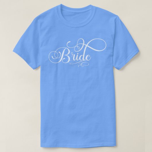 Braut (Hochzeitsfeier) T-Shirt (Design vorne)