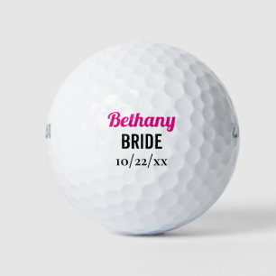 Braut Hochzeitsgeschenk Junggesellinnenabschied Golfball