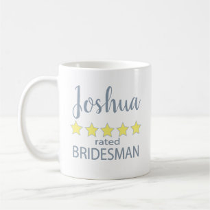 Braut & Hochzeitsgesellschaft 5 Sterne Bridesman Kaffeetasse