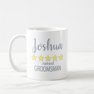Braut & Hochzeitsgesellschaft 5 Sterne Trauzeuge Kaffeetasse