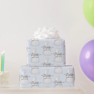 Braut Hochzeitskleid im Vintage-Stil Personalisier Geschenkpapier