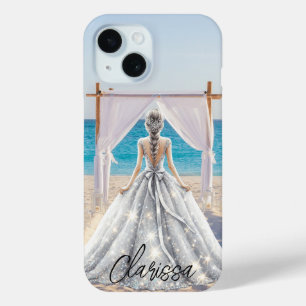 Braut Hochzeitstag Strandhochzeit Elegantes Brautk Case-Mate iPhone Hülle
