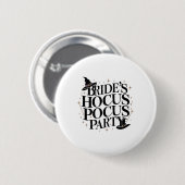 Braut Hocus Pocus Party Junggesellinnenabschied Ha Button (Vorne & Hinten)
