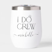 Braut I Crew Individuelle Name Hochzeitsring (Vorderseite)