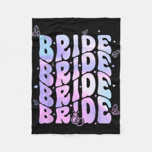 Braut Ich Mach Crew Retro Groovy Junggesellinnenab Fleecedecke