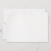 Braut in Bloom Peach Blush Brautparty Einladung (Rückseite)