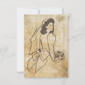 Braut in Brown Grunge (Vorderseite)